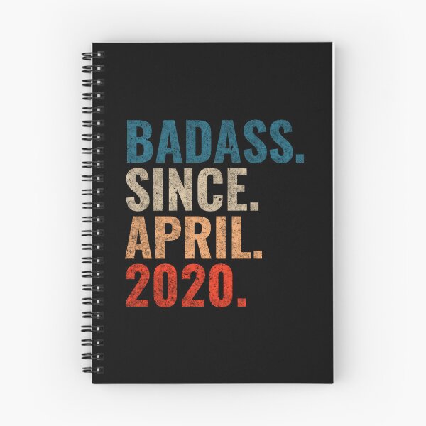 Item preview, Badass since April 2020 Vintage 2020 April birthday gift designed and sold by Teelogic.