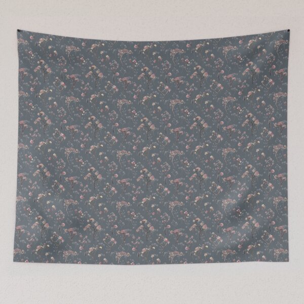 Item preview, Seamless floral pattern. Sakura branches on a dark background. designed and sold by UVI-CA.