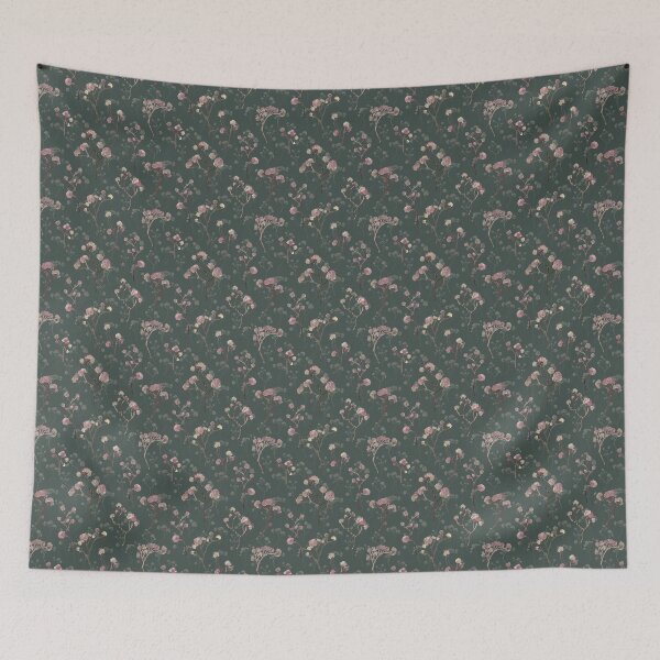 Item preview, Seamless floral pattern. Sakura branches on a dark background. designed and sold by UVI-CA.