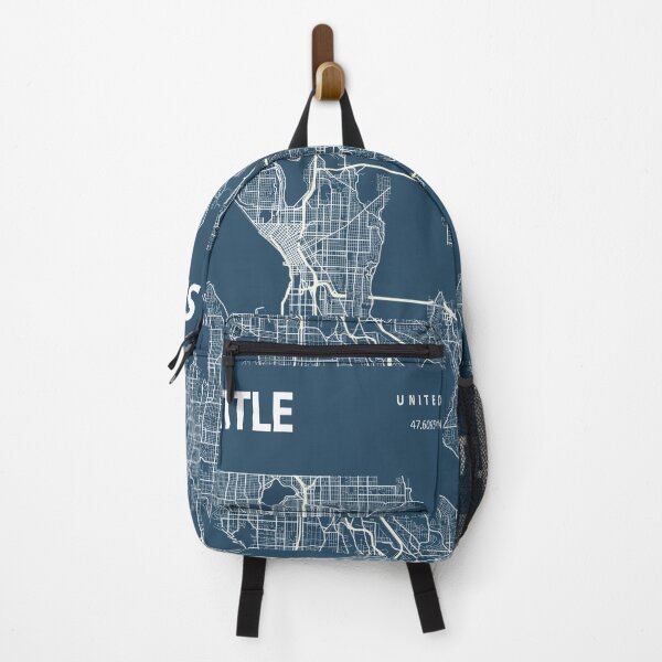 Item preview, Seattle Blueprint City Map designed and sold by Peek-Designs.