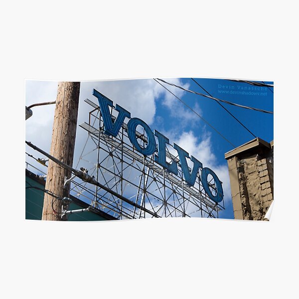 Volvo sign Poster