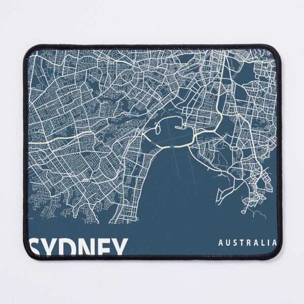 Item preview, Sydney Blueprint City Map designed and sold by Peek-Designs.
