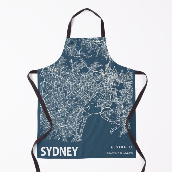 Item preview, Sydney Blueprint City Map designed and sold by Peek-Designs.