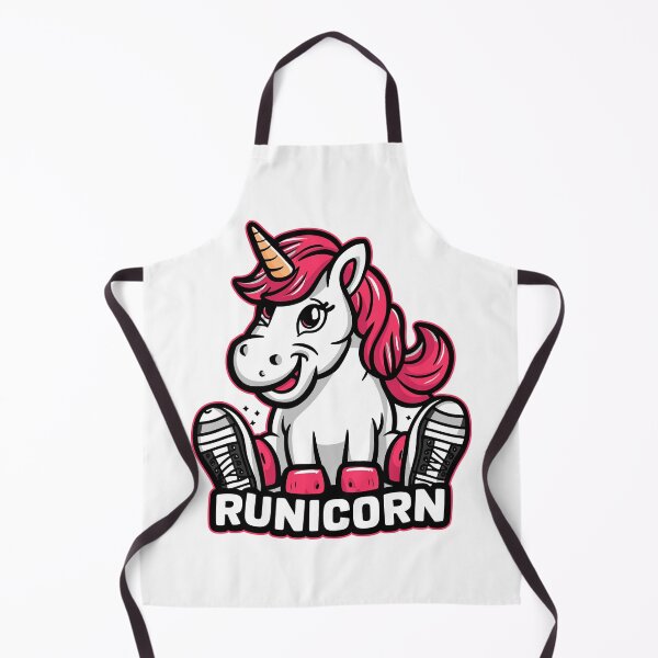 Item preview, Cute Unicorn with Pink Hair and Oversized Running Shoes - "Runicorn" Design designed and sold by BNCH44.