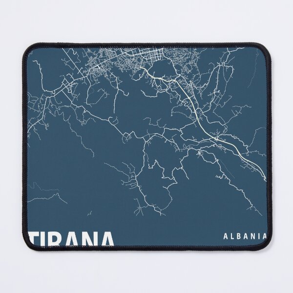 Item preview, Tirana Blueprint City Map designed and sold by Peek-Designs.