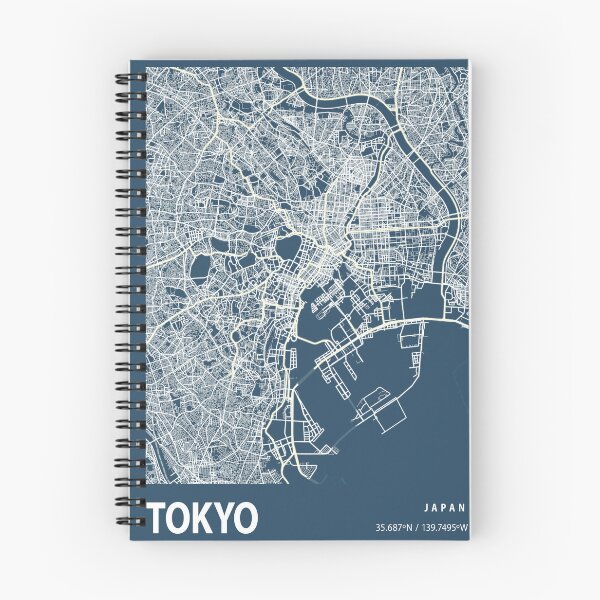 Item preview, Tokyo Blueprint City Map designed and sold by Peek-Designs.