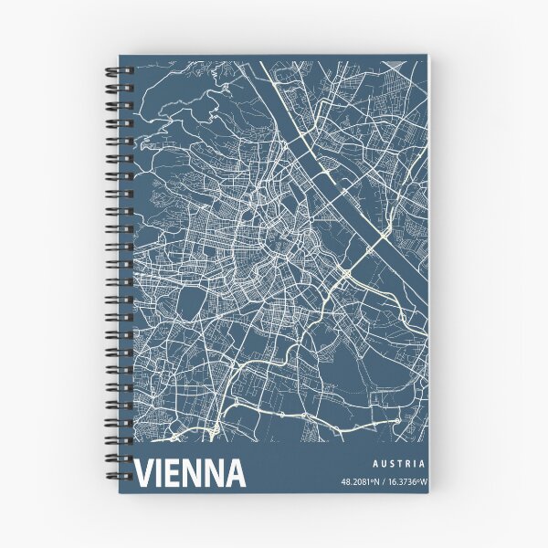 Item preview, Vienna Blueprint City Map designed and sold by Peek-Designs.