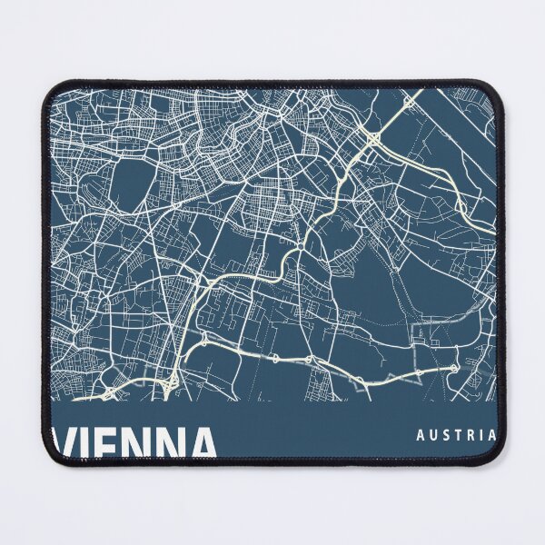 Item preview, Vienna Blueprint City Map designed and sold by Peek-Designs.