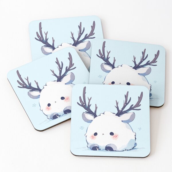 Item preview, Fluffy Little Wendigo | Print designed and sold by Unrooted.