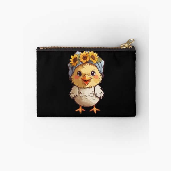 Item preview,  Chick  Sunflower, Floral Chicken Farm, Hen Mom Dad Owner, Farm Girl designed and sold by Peculiarts.