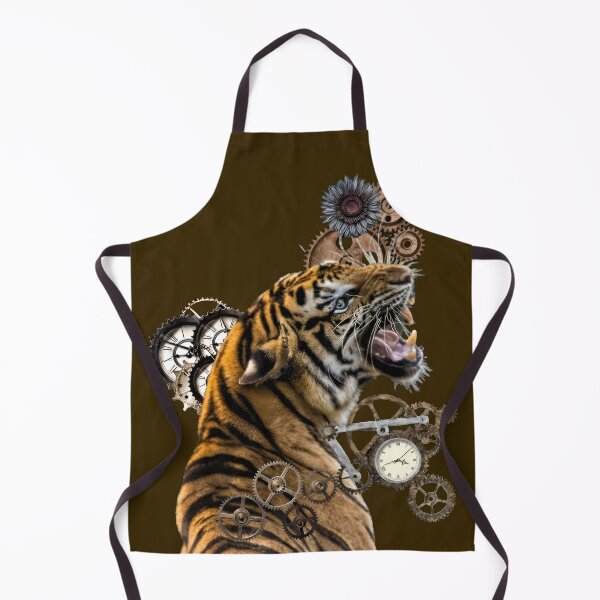 Item preview, steampunk tiger designed and sold by TheSadInsect.