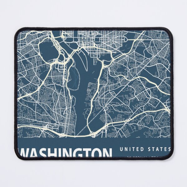 Item preview, Washington Blueprint City Map designed and sold by Peek-Designs.