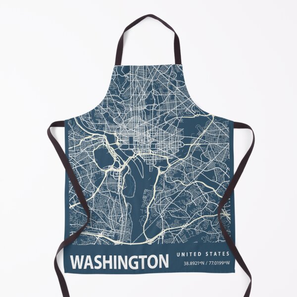 Item preview, Washington Blueprint City Map designed and sold by Peek-Designs.