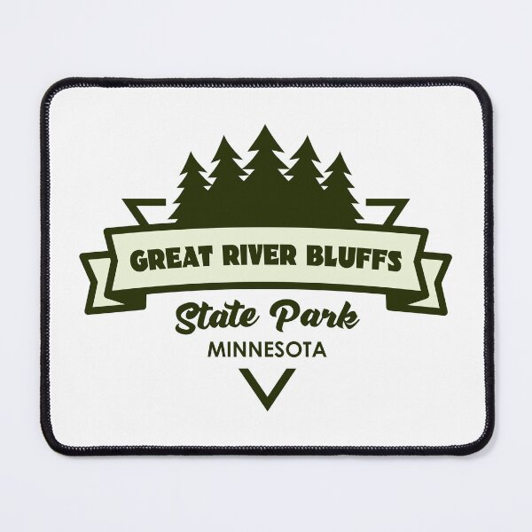 Item preview, Great River Bluffs State Park Minnesota Trees And Ribbon designed and sold by bivenart.