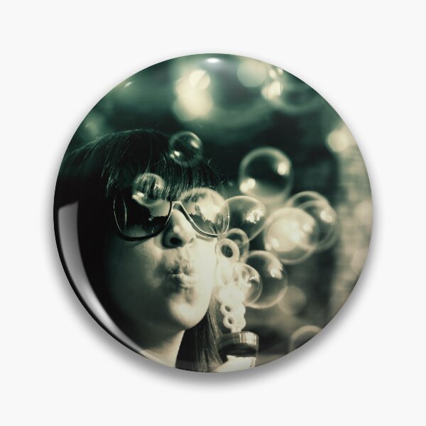Item preview, Filtered photograph bubble blower portrait designed and sold by Carré Comme Orange.