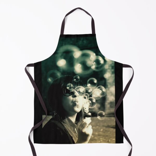 Item preview, Filtered photograph bubble blower portrait designed and sold by Carré Comme Orange.