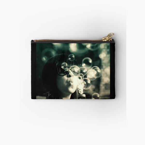 Item preview, Filtered photograph bubble blower portrait designed and sold by Carré Comme Orange.