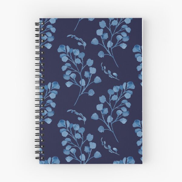 Item preview, Blue Maidenhair Ferns on Navy designed and sold by JocelynBateson.
