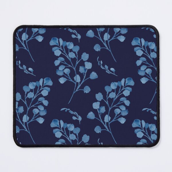 Item preview, Blue Maidenhair Ferns on Navy designed and sold by JocelynBateson.