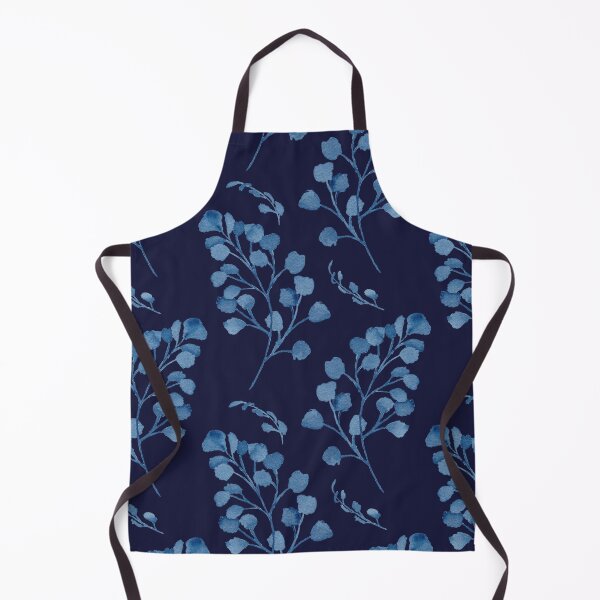 Item preview, Blue Maidenhair Ferns on Navy designed and sold by JocelynBateson.