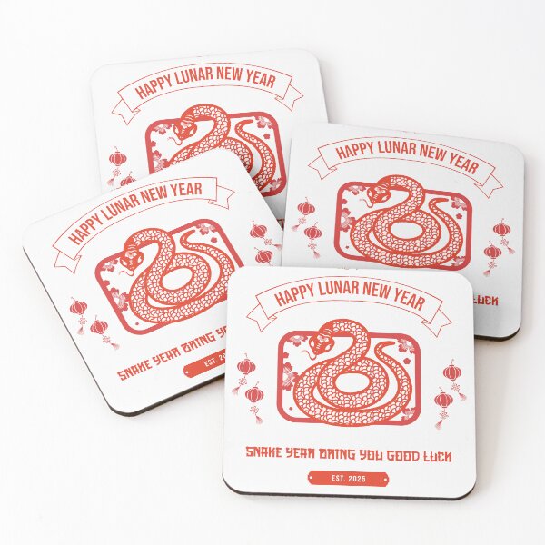 Item preview, Happy Lunar New Year Snake Year Chinese Paper Cutting designed and sold by GraTEEtude.
