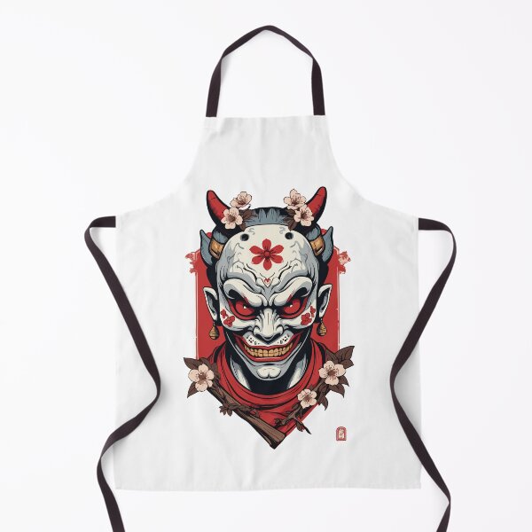 Item preview, Oni Demon Mask Samurai Japanese Ghost designed and sold by LuminOrb.