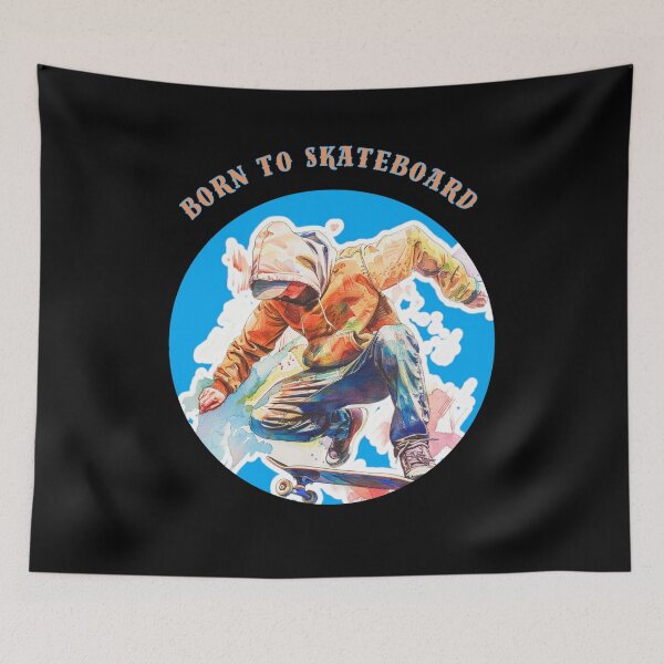 Item preview, Born to Skateboard designed and sold by mirciashop.