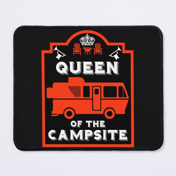 Item preview, QUEEN OF THE CAMPSITE designed and sold by happygiftideas.