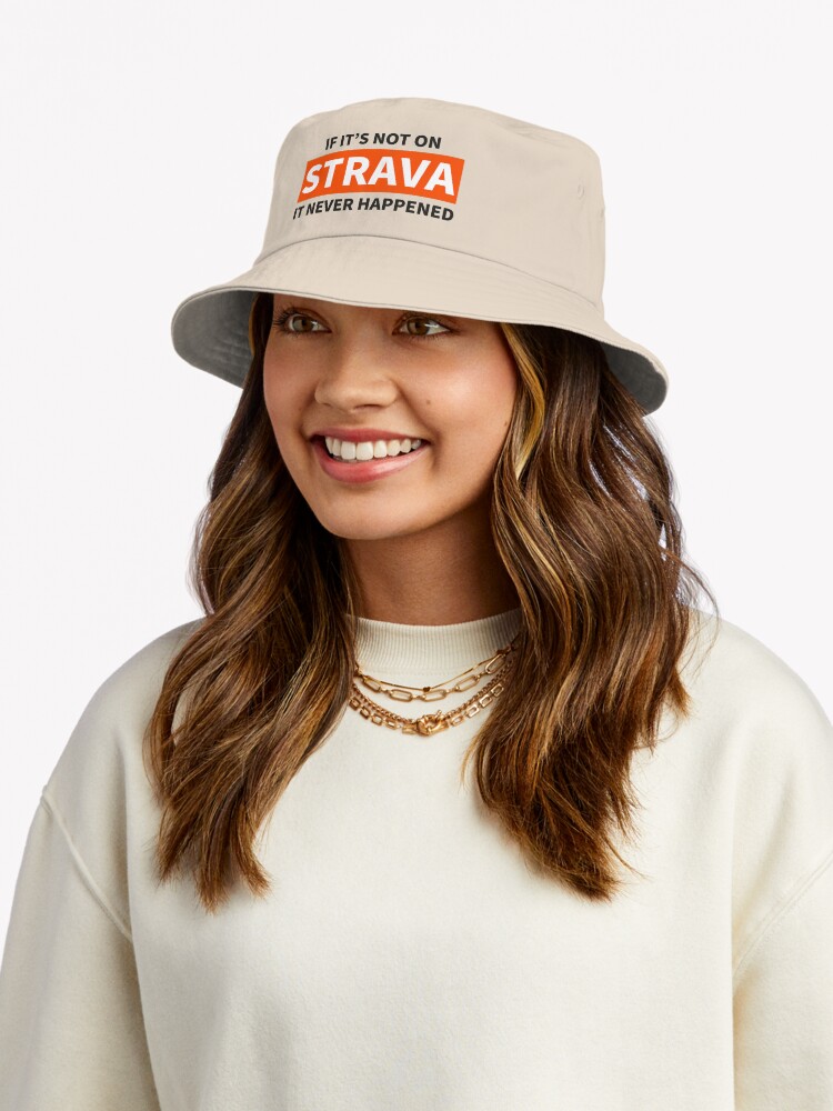 Thumbnail 5 of 6, Bucket Hat, If it’s not on strava designed and sold by Sjaspatat.