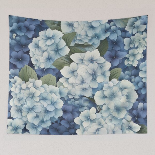 Item preview, Blue Hydrangea Flower Market designed and sold by Tamas Das.