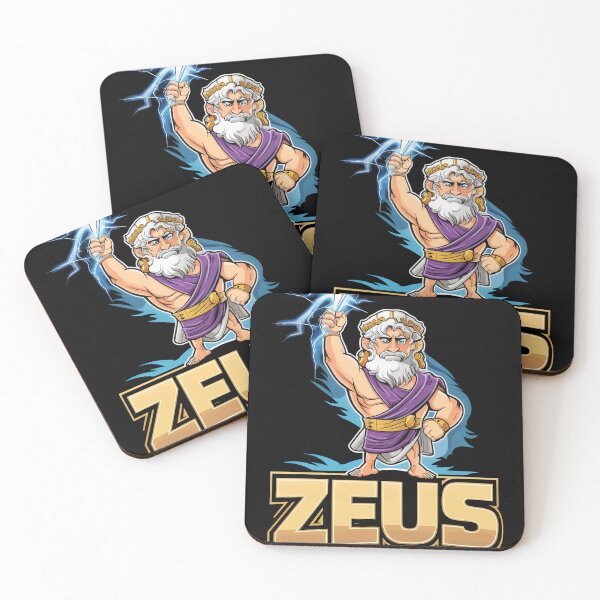 Item preview, Cartoon Zeus God of Thunder designed and sold by Quirky Shirts.