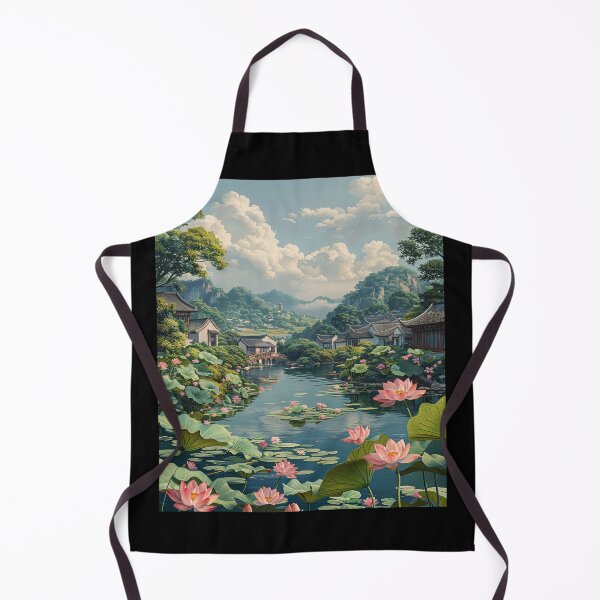 Item preview, Tranquil Waters Lotus Blossom Valley designed and sold by WaldoCrock6652.