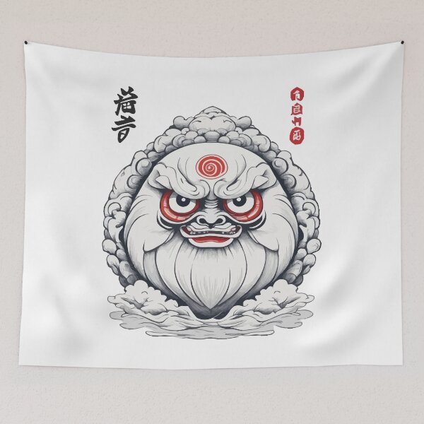 Item preview, Japanese Daruma Aesthetic Vintage Design designed and sold by LuminOrb.