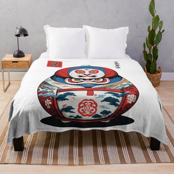 Item preview, Japanese Daruma Aesthetic Yokai Streetwear designed and sold by LuminOrb.