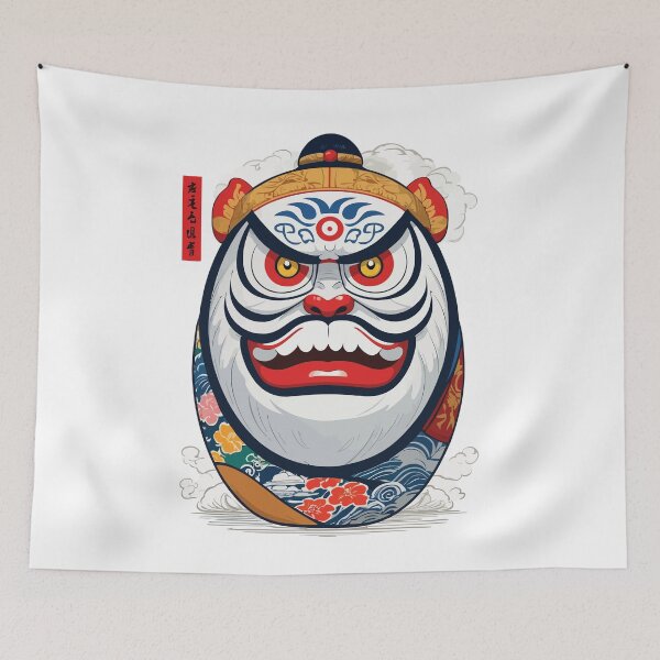 Item preview, Japanese Daruma Aesthetic Yokai Streetwear designed and sold by LuminOrb.