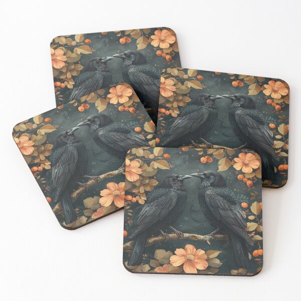 Item preview, Autumn Whisper Ravens Among Blossoms designed and sold by WaldoCrock6652.