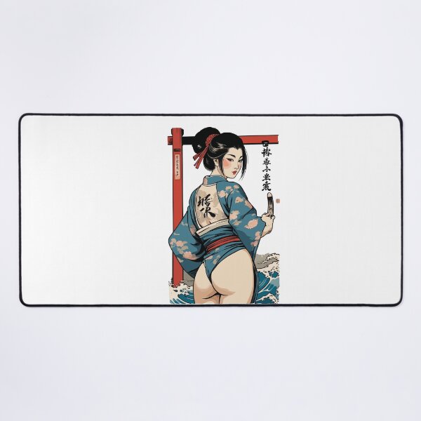 Item preview, Kunoichi Ninja Geisha Samurai Artwork Anime Style designed and sold by LuminOrb.