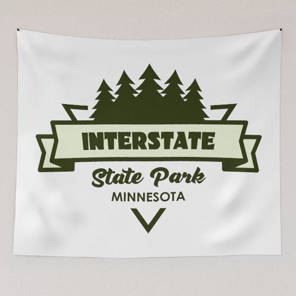 Item preview, Interstate State Park Minnesota Trees And Ribbon designed and sold by bivenart.