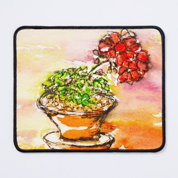 Item preview, Geranium in Terracotta designed and sold by FancifulsBySue.