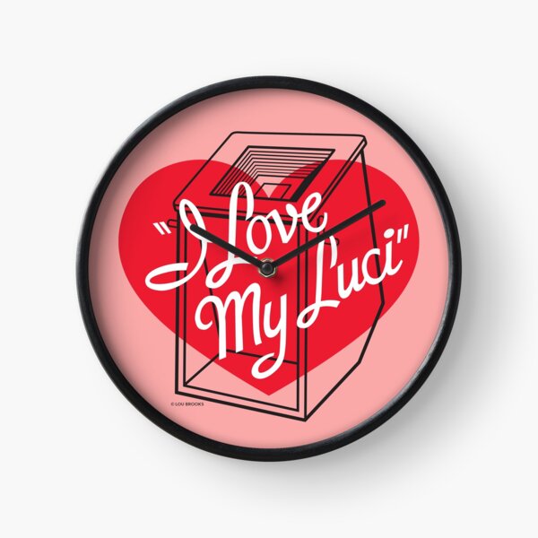 I Love My Luci Clock