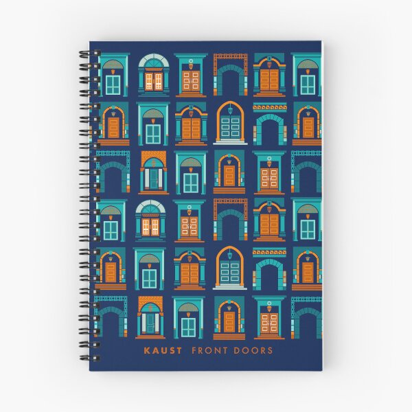 Item preview, KAUST Front doors Wall Clock designed and sold by CreatEVEdesign.