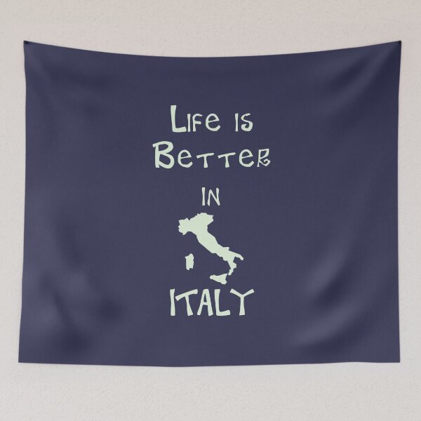 Item preview, Life is Better in a Italy designed and sold by Studio LeDauphin.