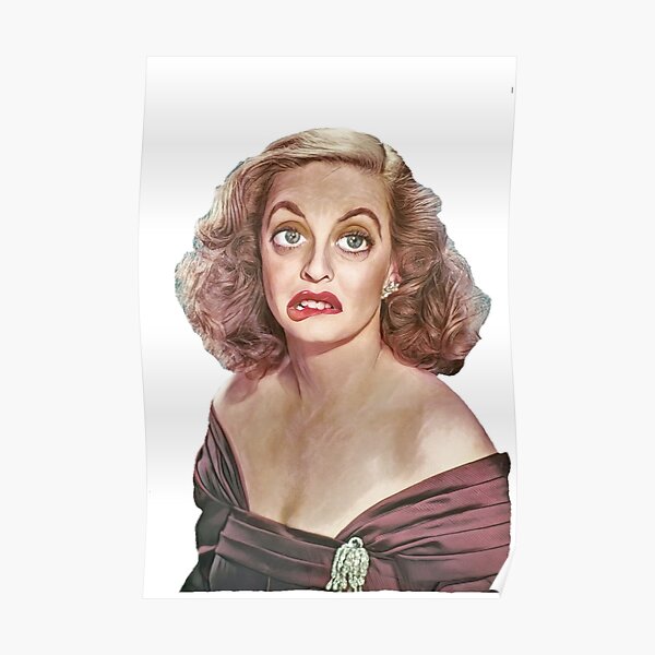 Bette Davis All About Eve Poster By Indecentdesigns Redbubble