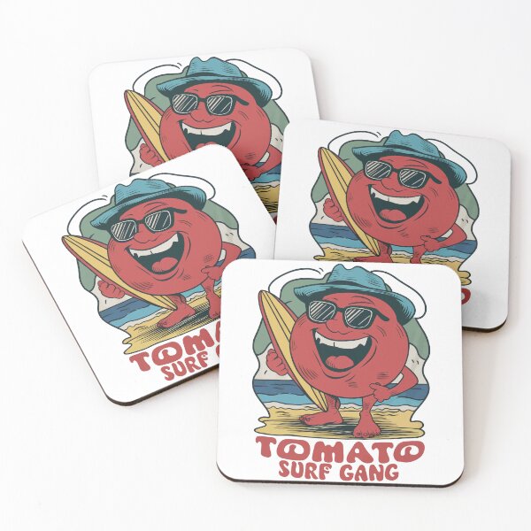 Item preview, Tomato Surf Gang Fun Beach Design designed and sold by Quirky Shirts.