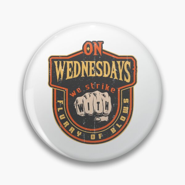 Item preview, On Wednesdays We Strike with Flurry of Blows designed and sold by LenzBrito.