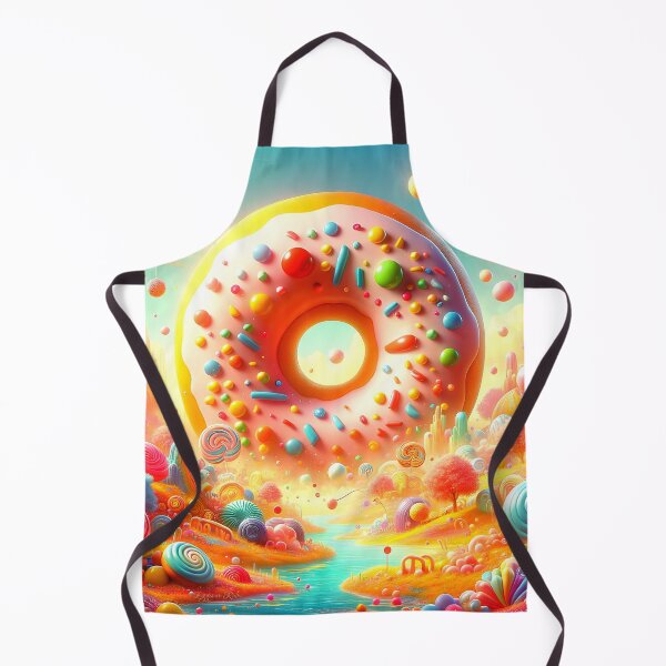Item preview, Dough-lightful Decadence: Whimsical Candyland Doughnut Delight designed and sold by Paradocksick.