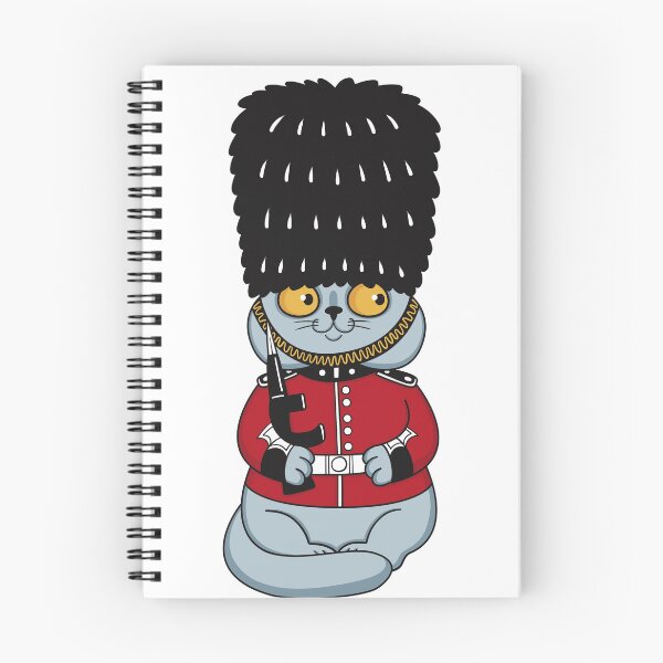 Item preview, Cute British cat guardsman designed and sold by ArtKrasLike.