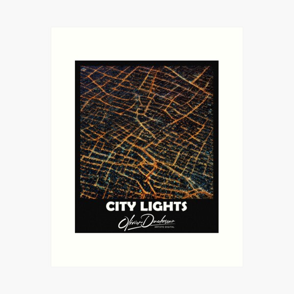 Aperçu de l'œuvre City lights 17 créée et vendue par olivier duchossoir.