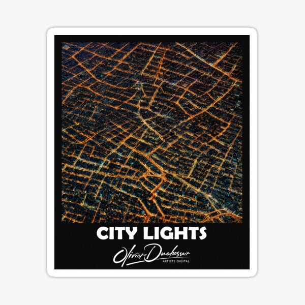 Aperçu de l'œuvre City lights 17 créée et vendue par olivier duchossoir.