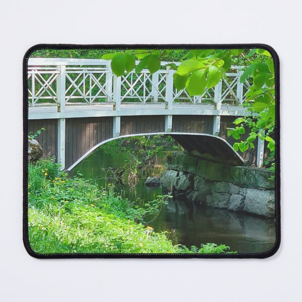 Item preview, Bridge and river in Aurora park  designed and sold by bluerosesart37.
